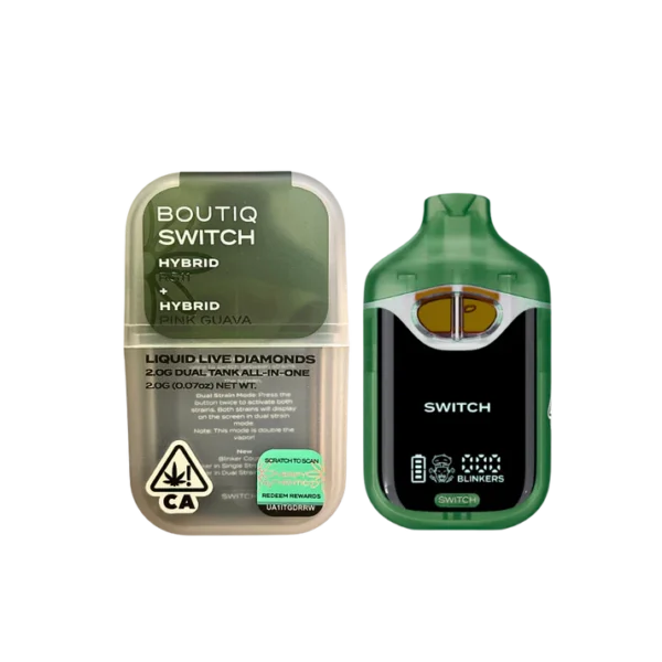 Boutiq Switch V4 | RS11 x Pink Guava | 2G Dual Tank Einweg Vape