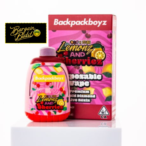 Backpackboyz | Lemonz & Cherriez | Vape jetable au Live Resin | 1 g (1 000 mg)