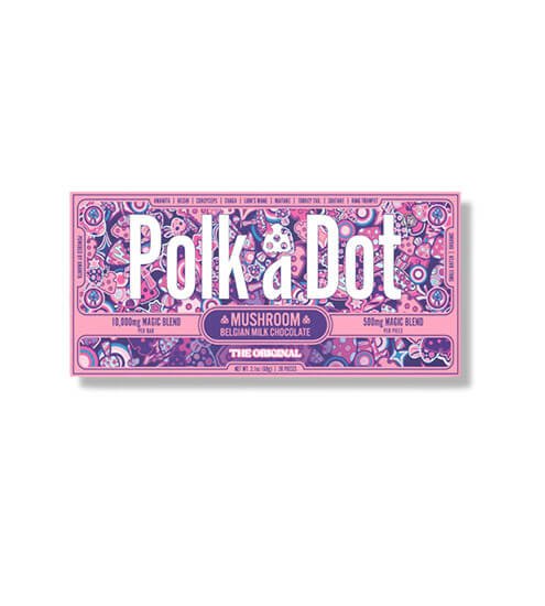 Polka-A-Dot Schokolade | Der Original Schokoriegel | 5 Gramm