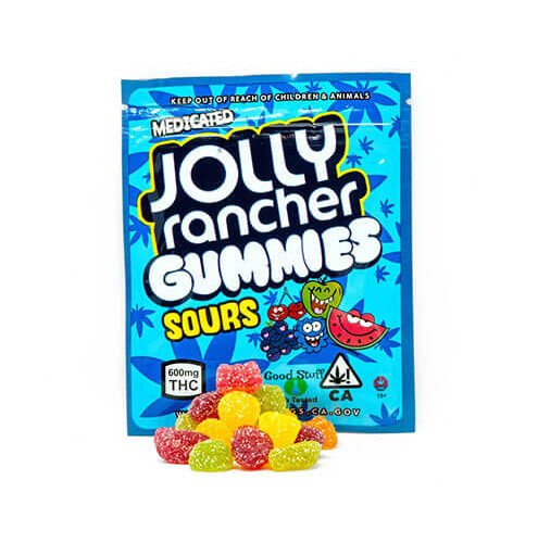 Jolly Rancher Gummies Sours – 600mg