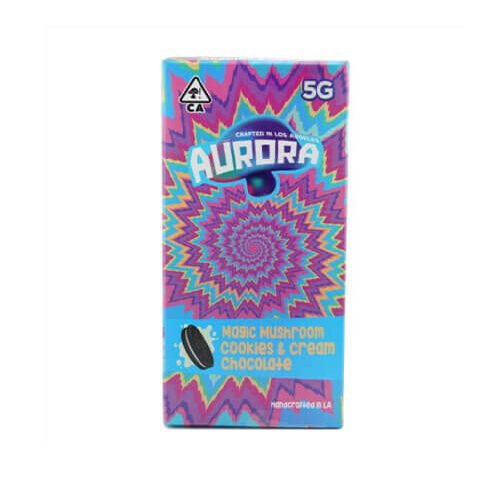 Ppp01.jpg Aurora | Cookies & Cream | Magic Mushroom Chocolate Bar | 5G