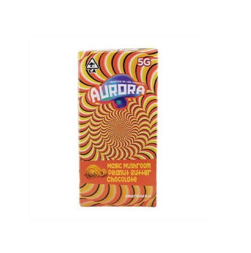 Ppp02.jpg Aurora | Peanut Butter | Magic Mushroom Chocolate Bar | 5G