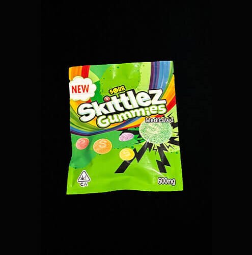 SKITTLEZ | Sour Skittles Gummy Edibles | 600mg