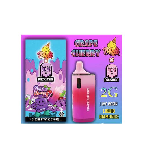 Pack Man | Grape Cherry | NEW V2 Einweg Vape | 2G (2.000 mg)