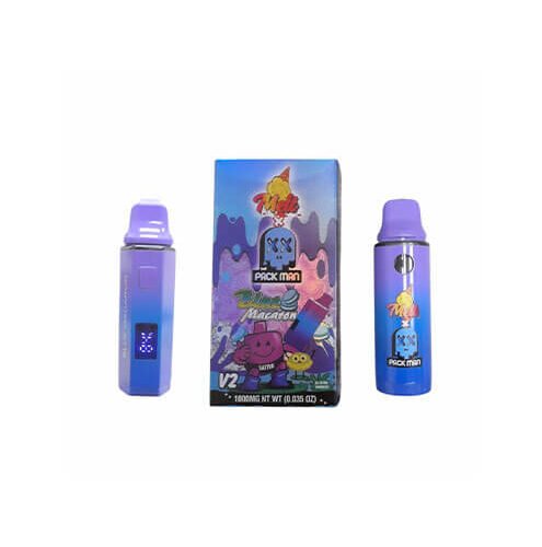 Pack Man | Blue Macaron | NEW V2 Einweg Vape | 2G (2.000 mg)